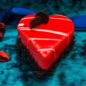 Strawberry Heart Cake
