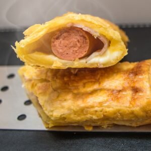 Sausage Roll w/ Cheese & Bacon