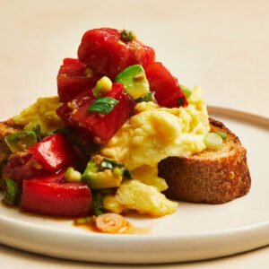 Scrambled eggs with 1