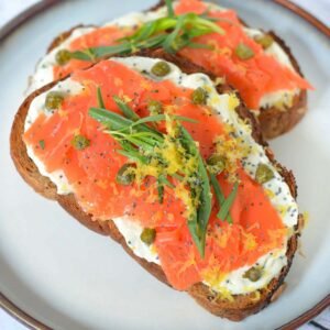 Smoked Salmon on Toast 1